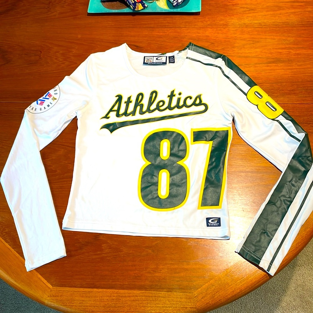 Cooperstown G-III Sports by Carl Banks Athletics A’s 1987 jersey shirt Large